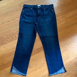 Women’s Dark Blue Cropped Jeans
